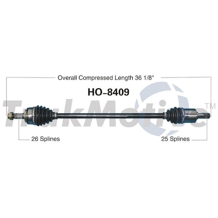 Surtrack Axle Cv Axle Shaft, Ho-8409 HO-8409